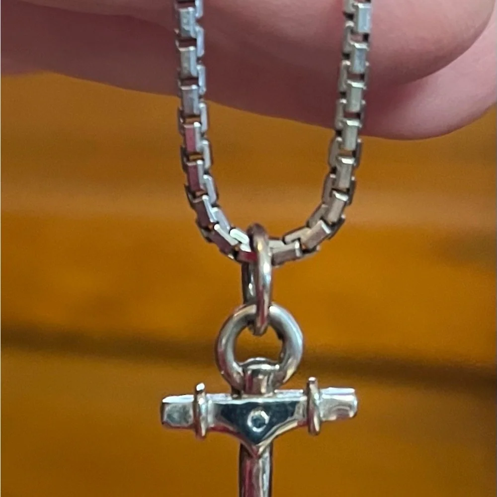 Nautical Sterling Silver Anchor Pendant! - Picture 3 of 6